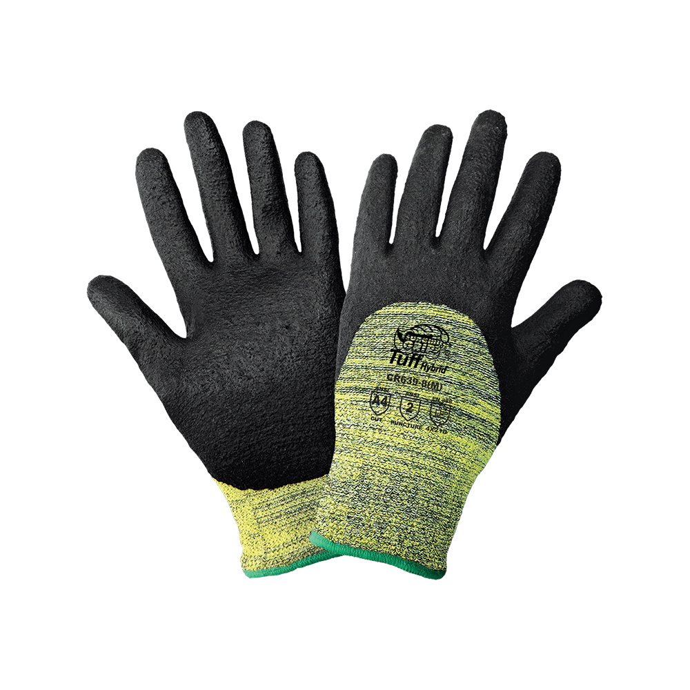 Global Glove Tsunami Grip Nitrile Coated Gloves - XL from GME Supply